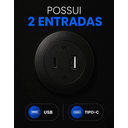 Ver imagem 6 de Mesa de Cabeceira Inteligente 2 Gavetas com Digital:Preto