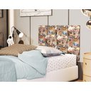 Ver imagem 1 de Painel Cabeceira Box Infantil 0,90 Heitor Cor Rota - Comprar Moveis em Casa