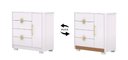 Ver imagem 2 de Cômoda Sapateira 4 Gavetas e 1 Porta Branco/camarim – Ilha Bela Vila Rica