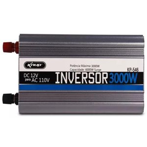 Conversor 12v pra 110 3000w Inversor de Tomada pra Caminhao