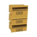 Ver imagem 1 de Caixa Correio Condomínio Detrás para Grade Amarela 3 Módulos