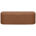Ver imagem 2 de Puff Calçadeira Orgânico Cristal Cama King 1,95 Sala Bouclê:king 1,95m/terracota