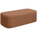 Ver imagem 1 de Puff Calçadeira Orgânico Cristal Cama King 1,95 Sala Bouclê:king 1,95m/terracota