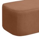 Ver imagem 3 de Puff Calçadeira Orgânico Cristal Cama King 1,95 Sala Bouclê:king 1,95m/terracota
