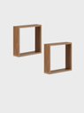 Ver imagem 1 de Kit de 2 Nichos 30cm Mdf Freijó - On Móveis
