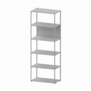 Ver imagem 3 de Estante Industrial em Metal 173cm com 5 Prateleiras Cinza F5 Cor:cinza