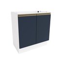 Ver imagem 1 de Balcão Celeste Kappesberg 100% Mdf 2 Portas Branco/azul 80cm