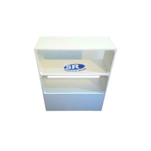 Balcão Ótica Vitrine Óculos Sol/grau Vidro Temperado 100% Mdf