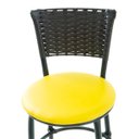 Ver mais imagens de Kit 2 Banquetas Baixa Area Gourmet Encosto Juncado