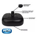 Ver imagem 7 de Base para Guarda-sol Ombrelone Plástica Areia Agua Mor Preta