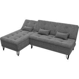 Sofá Cama com Chaise 3 Lugares 2,00 Mts Nice Matrix - 4
