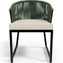 Ver imagem 5 de Cadeira Decorativa para Área Gourmet Cozinha Varanda Corda Náutica Bethari D04 Verde - Lyam Decor