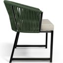 Ver imagem 6 de Cadeira Decorativa para Área Gourmet Cozinha Varanda Corda Náutica Bethari D04 Verde - Lyam Decor