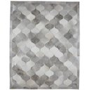 Ver imagem 1 de Tapete de Couro Legítimo Geométrico - 2.00x2.50 - Tons de Cinza - 250526095511