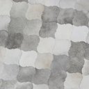 Ver imagem 2 de Tapete de Couro Legítimo Geométrico - 2.00x2.50 - Tons de Cinza - 250526095511