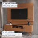 Ver imagem 5 de Rack com Painel para TV até 65 Polegadas 185cm x 187cm 100% MDF e Pés em Madeira Maciça Ares