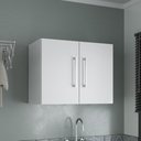 Ver imagem 1 de Armário de Lavanderia Aéreo com 2 Portas 57cm Multimóveis Cr30039 Branco