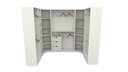 Ver imagem 3 de Kit Armário Closet Modulado M7 (colmeia, loja, Expositor, sapateira, roupa, organizador)