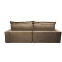 Ver imagem 2 de Sofa Retrátil e Reclinável 3,12m com Molas Ensacadas Cama Inbox Soft Tecido Suede Castor