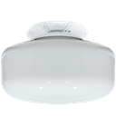 Ver imagem 1 de Plafon Colonial Aluminio Branco Drops Leitoso Boca 10 Retrô
