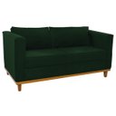 Ver mais imagens de Kit Sofá 2 Lugares e 2 Poltronas Europa Suede ADJ Decor - Verde