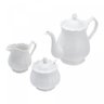 Conjunto 3 Peças de Porcelana de Chá Fancy Branco - Wolff - 1