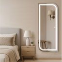 Ver imagem 1 de Espelheira 200x70 E24 Polido Sup Par Led Jat 01 Branco Touch