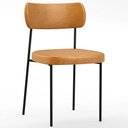 Ver imagem 2 de Kit com 6 Cadeira Mila Laminado Wisky - Fdecor