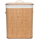 Ver imagem 2 de Cesto de Roupa Suja em Bambu com Tampa Banheiro e Lavanderia