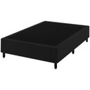 Ver imagem 1 de Base Box Casal 138x188 Suede Preto
