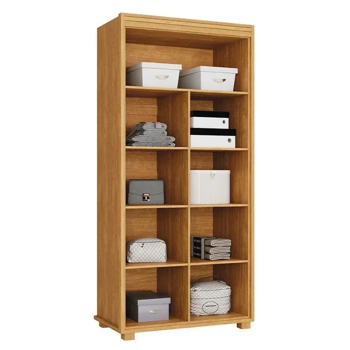 Multiuso Atenas 100% Mdf Pés Madeira Cinamono Fenix - 3