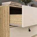 Ver imagem 7 de Sapateira Cômoda com Gaveta para Quarto Bege/Amêndoa/Off White