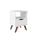 Ver imagem 2 de Mesa de Cabeceira - 1 Gav Retro 400x580x380 mm Branco