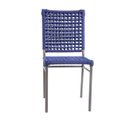 Ver imagem 2 de cadeira mona em corda náutica para cozinha I area externa I bar I Psicina Novidade  Destaque