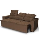 Ver imagem 6 de Sofá Retrátil e Reclinável 180cm Suede com Molas Espirais Europa King House
