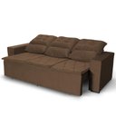 Ver imagem 7 de Sofá Retrátil e Reclinável 180cm Suede com Molas Espirais Europa King House