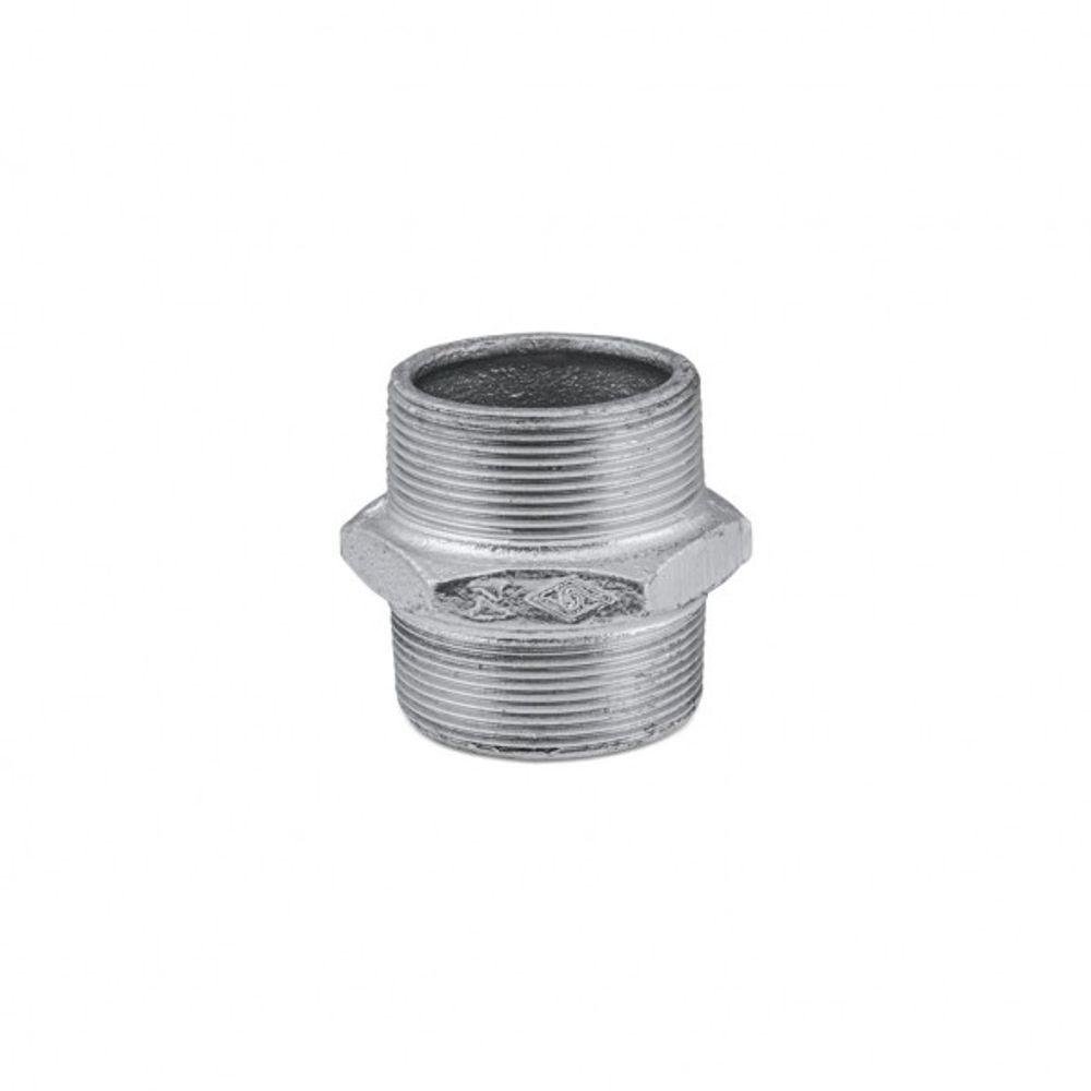 Niple Duplo Galvanizado 3/4"