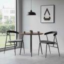 Ver imagem 1 de Conjunto 2 Cadeiras Minimalistas em Aço Escandinavia Fratini