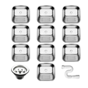 Ver imagem 1 de 10 Tanque Inox 40x40x22 Aço 304 Cozinha As Atacado Kit