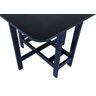 Mesa Prática Dobrável Preta Rustica Bar Cozinha Area D Lazer - 3