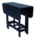 Ver imagem 1 de Mesa Prática Dobrável Preta Rustica Bar Cozinha Area D Lazer