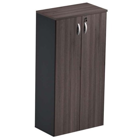 Armário Alto Fechado com 2 Portas 1,61×0,80×0,45 M London/preto Maranello