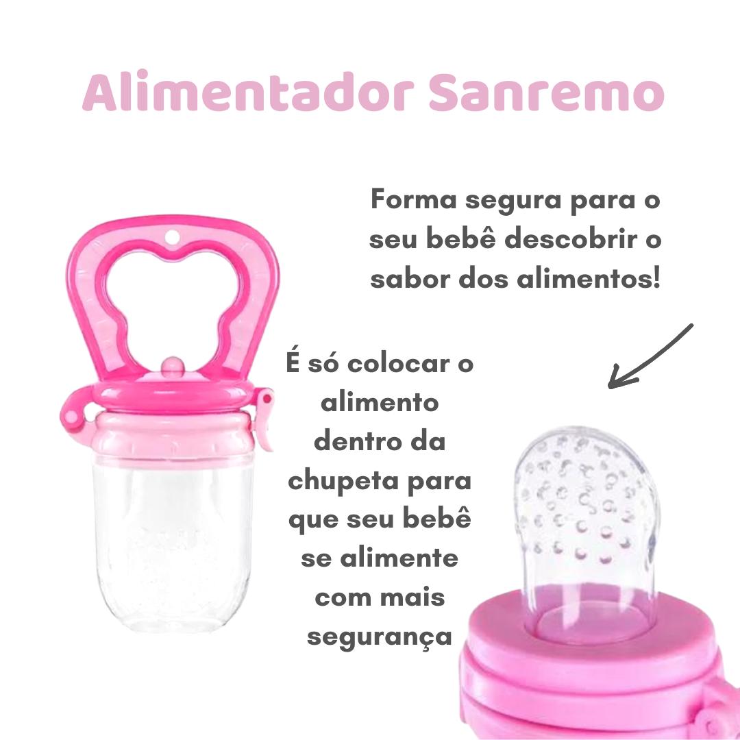 Kit Mamãe Bebe Garrafa Termica + Alimentador + Copo + Peneira + Porta Sabonete - 3