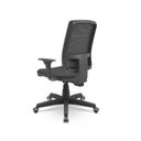 Ver imagem 3 de Cadeira Brizza Presidente Tela Preta Base Aço Back System Nr17 Braços Reguláveis Assento Poliéster