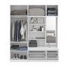 Guarda-Roupa Modulado 5 Portas com Espelho e Organizador - 2