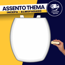 Ver imagem 1 de Assento Tampa Vaso Sanitário Thema Incepa Almofadado Branco Durín
