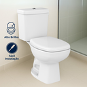 Ver imagem 2 de Assento Tampa Vaso Sanitário Thema Incepa Almofadado Branco Durín