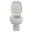 Ver imagem 4 de Assento Tampa Vaso Sanitário Thema Incepa Almofadado Branco Durín