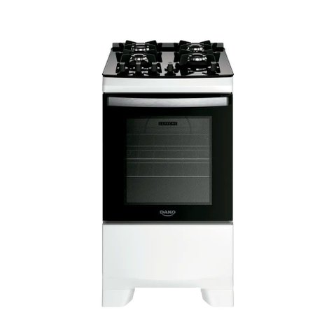 Fogão Dako Supreme Glass 4 Bocas com Mesa de Vidro