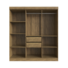 Guarda Roupa Casal 6 Portas 100% Mdf New Xangai - 2